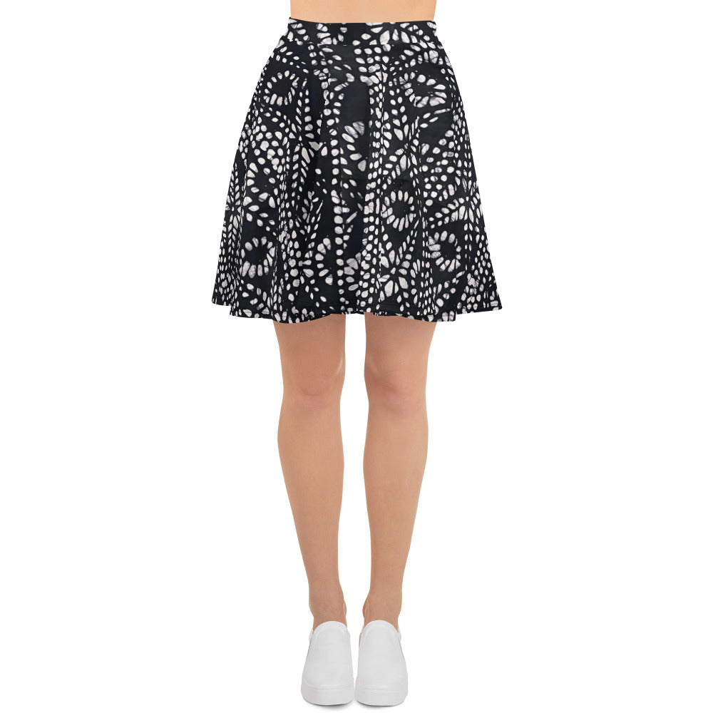 Aztec Adire Skater Skirt