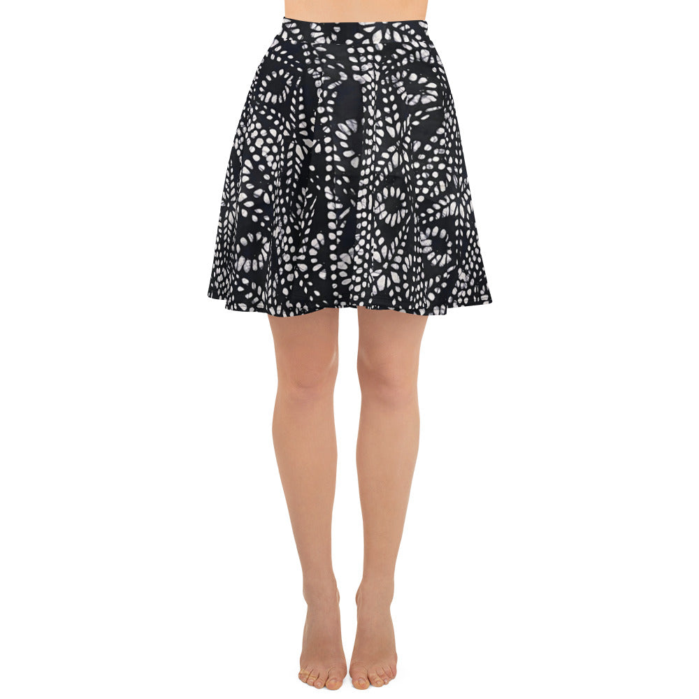 Aztec Adire Skater Skirt