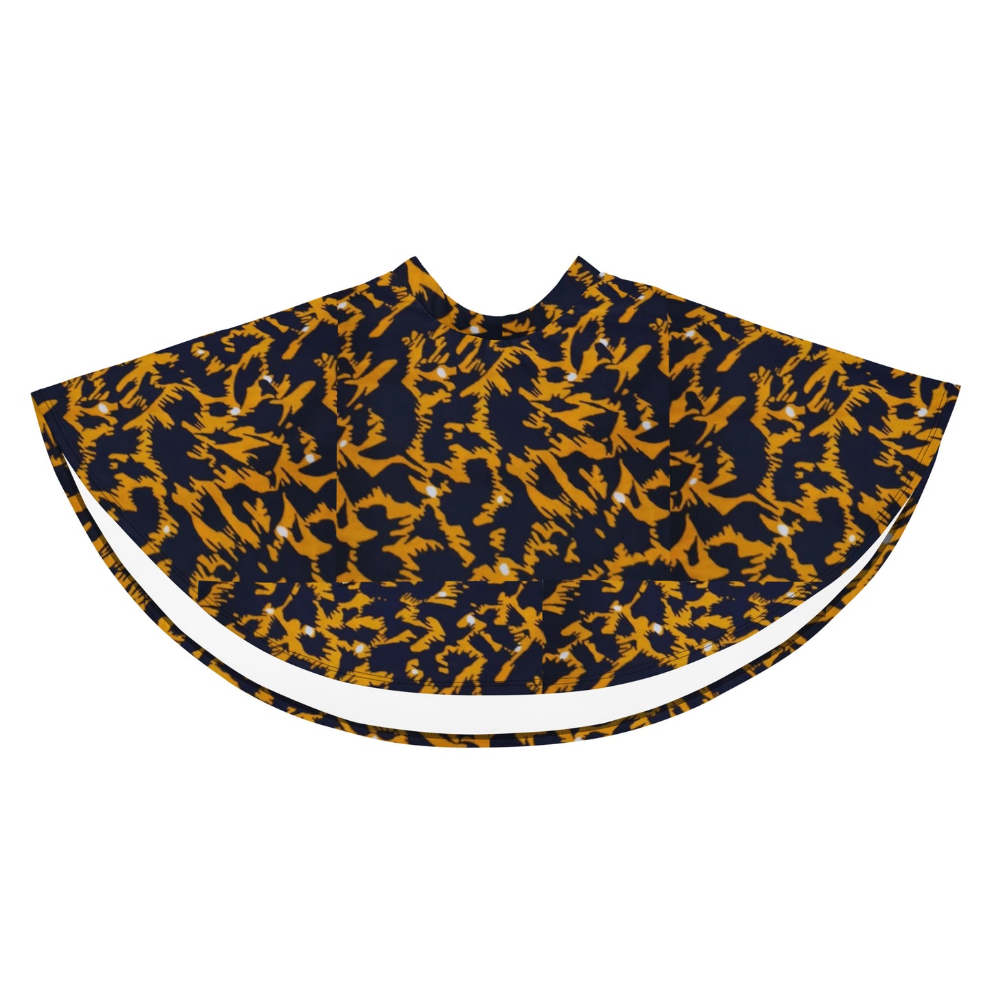 Yellow Leopard Skater Skirt