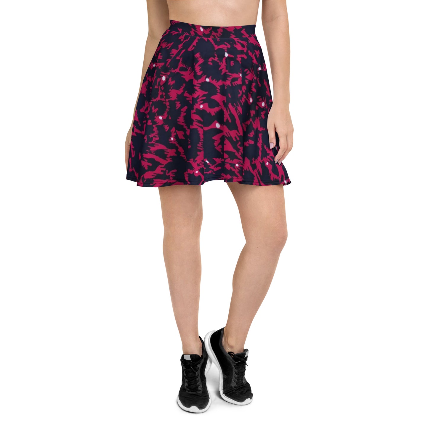 Pink Leopard Skater Skirt