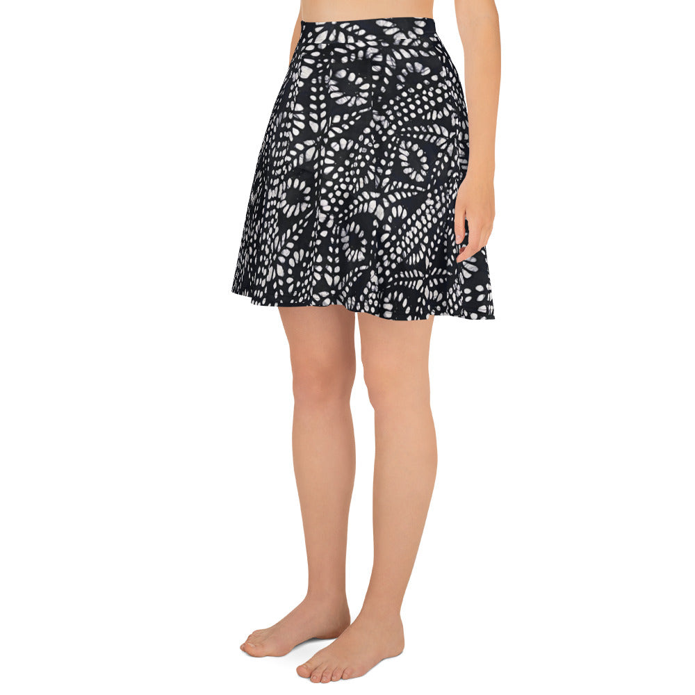 Aztec Adire Skater Skirt