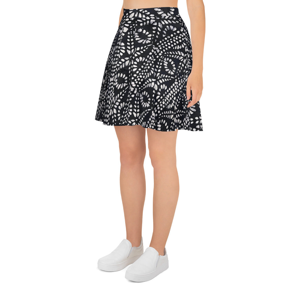 Aztec Adire Skater Skirt