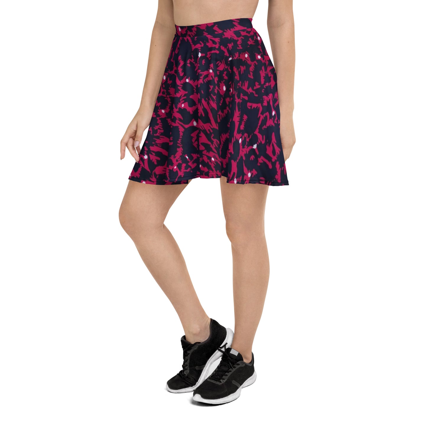 Pink Leopard Skater Skirt