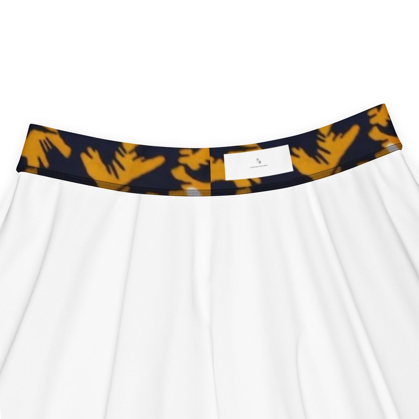 Yellow Leopard Skater Skirt