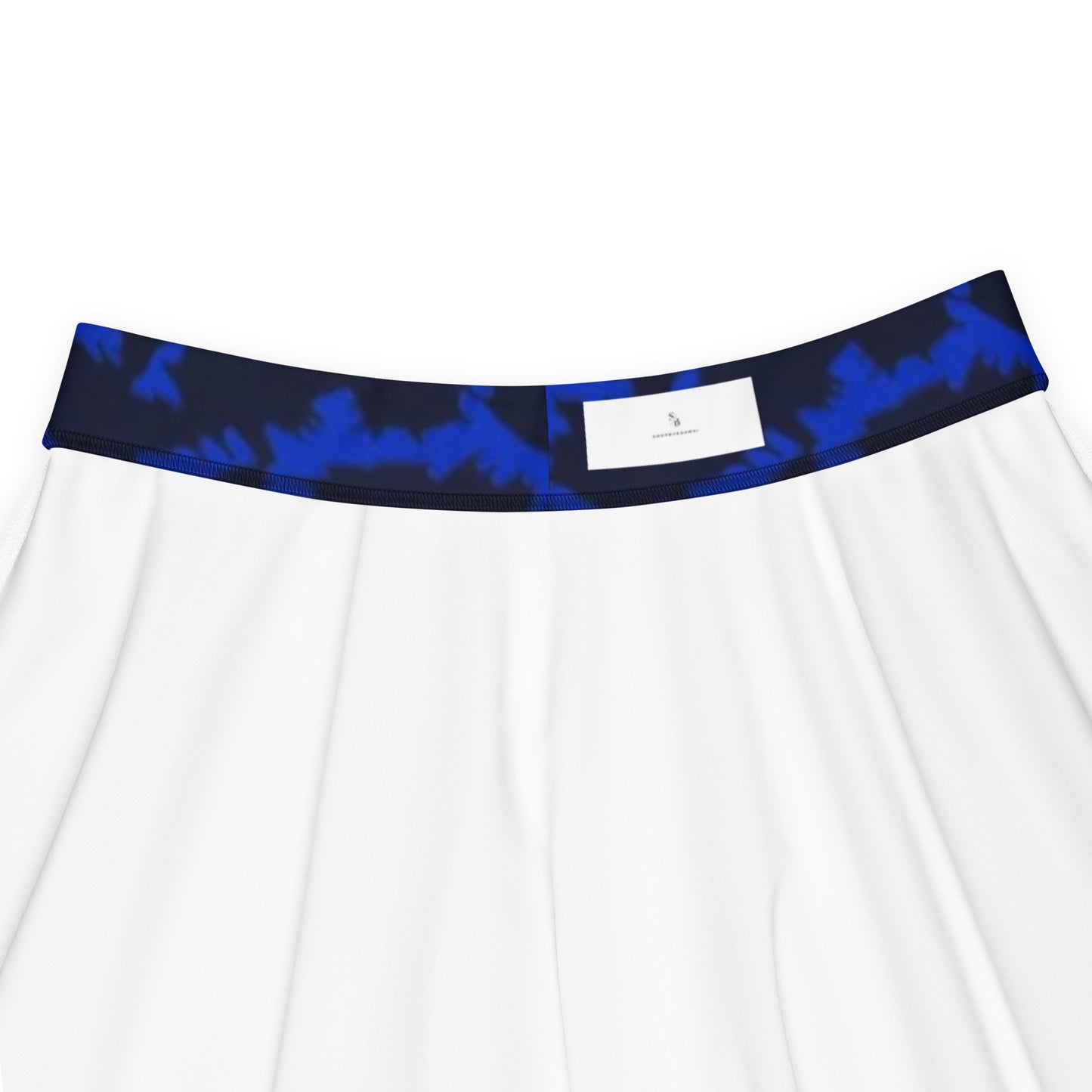 Blue Leopard Skater Skirt