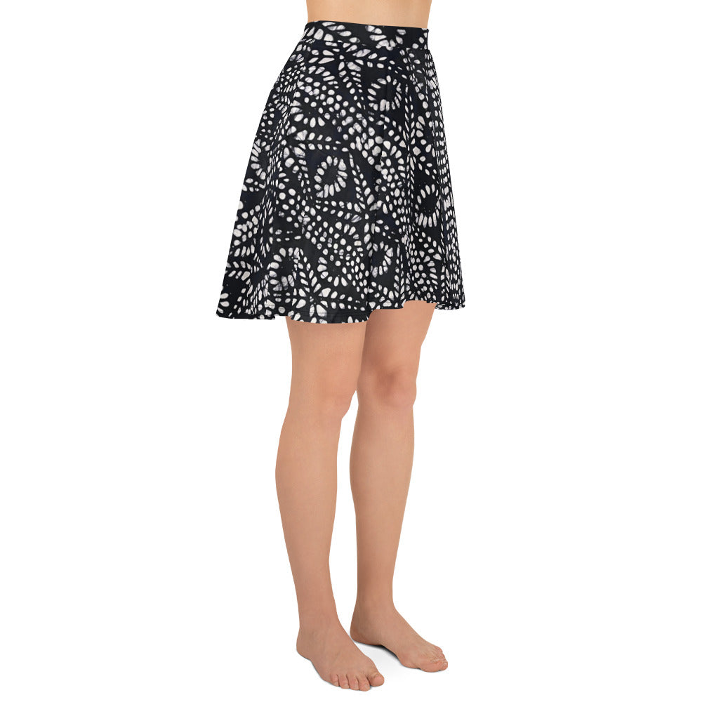 Aztec Adire Skater Skirt