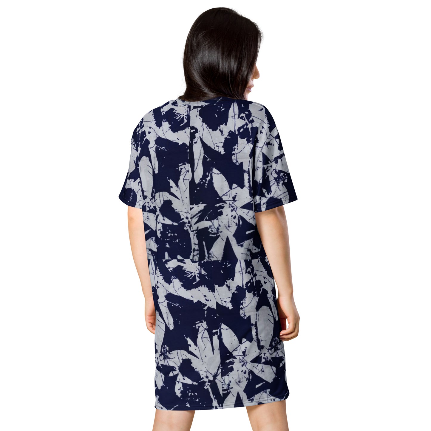 Indigo Adire T-shirt Dress