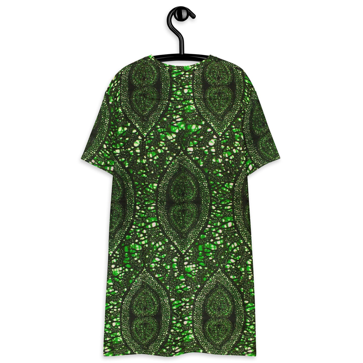 Green Peas Ankara T-shirt Dress