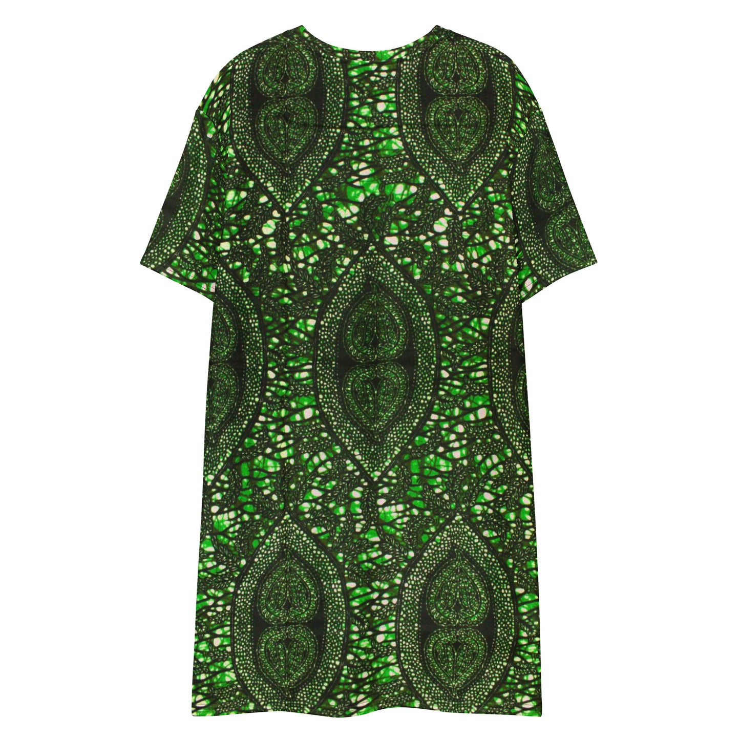 Green Peas Ankara T-shirt Dress