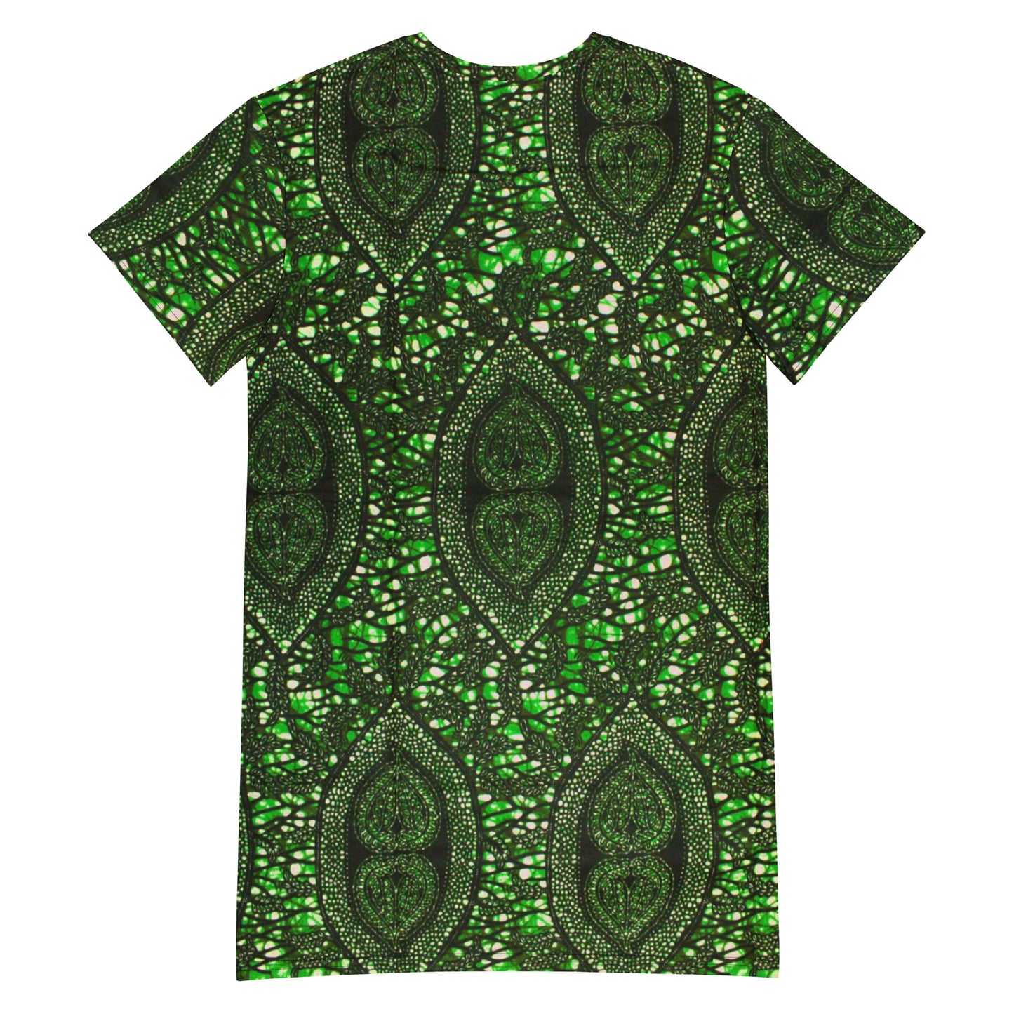 Green Peas Ankara T-shirt Dress