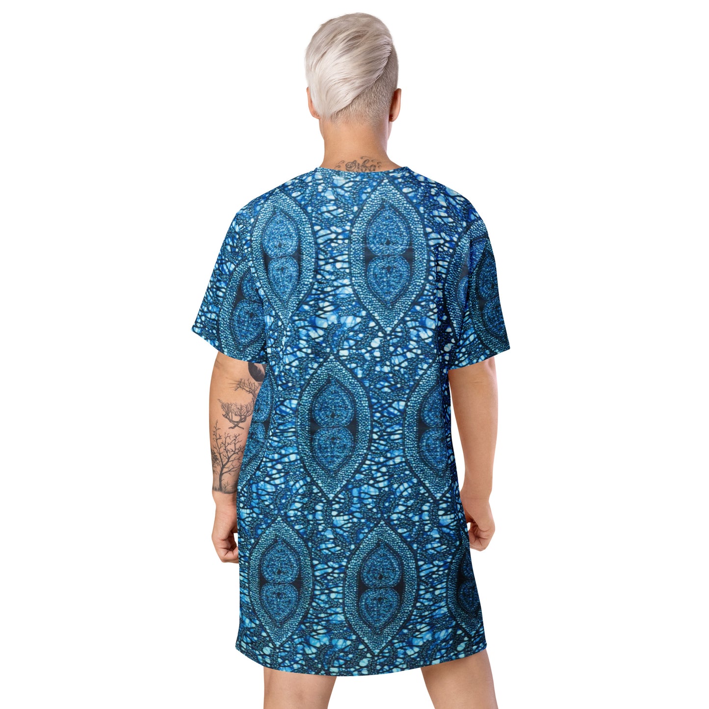 Blue Peas Ankara T-shirt Dress