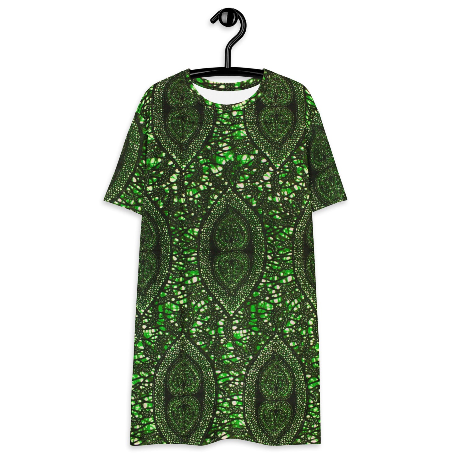 Green Peas Ankara T-shirt Dress