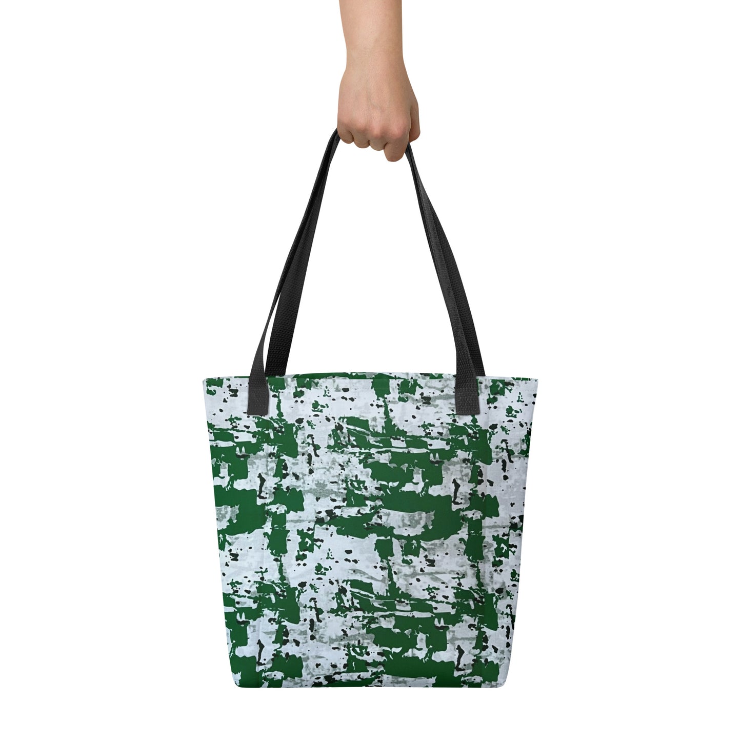 Green Camo Tote Bag