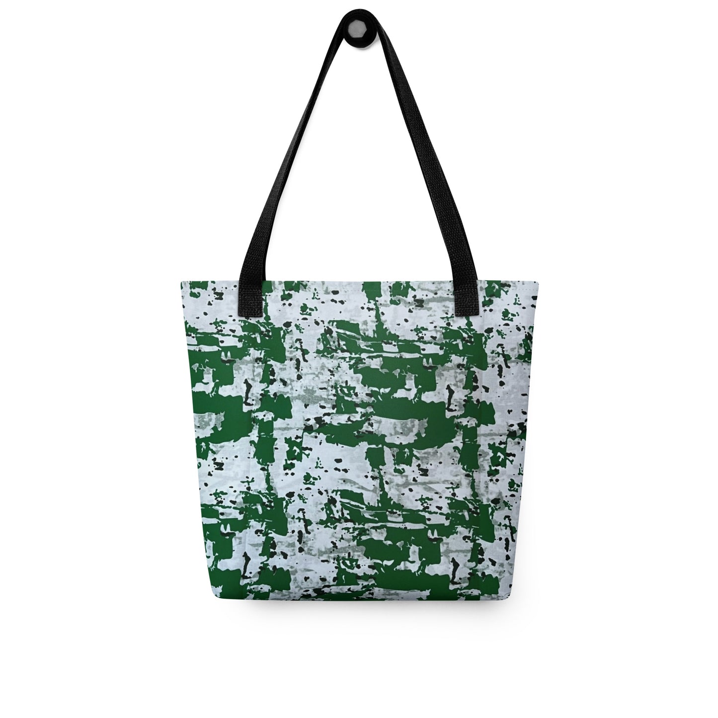 Green Camo Tote Bag