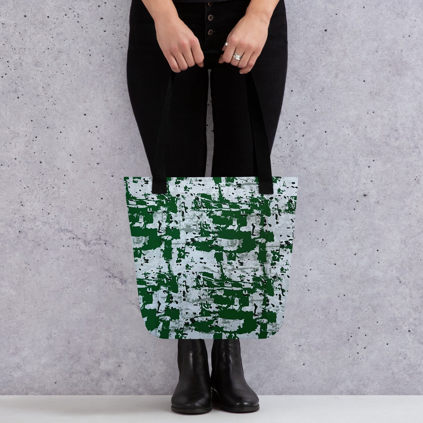 Green Camo Tote Bag