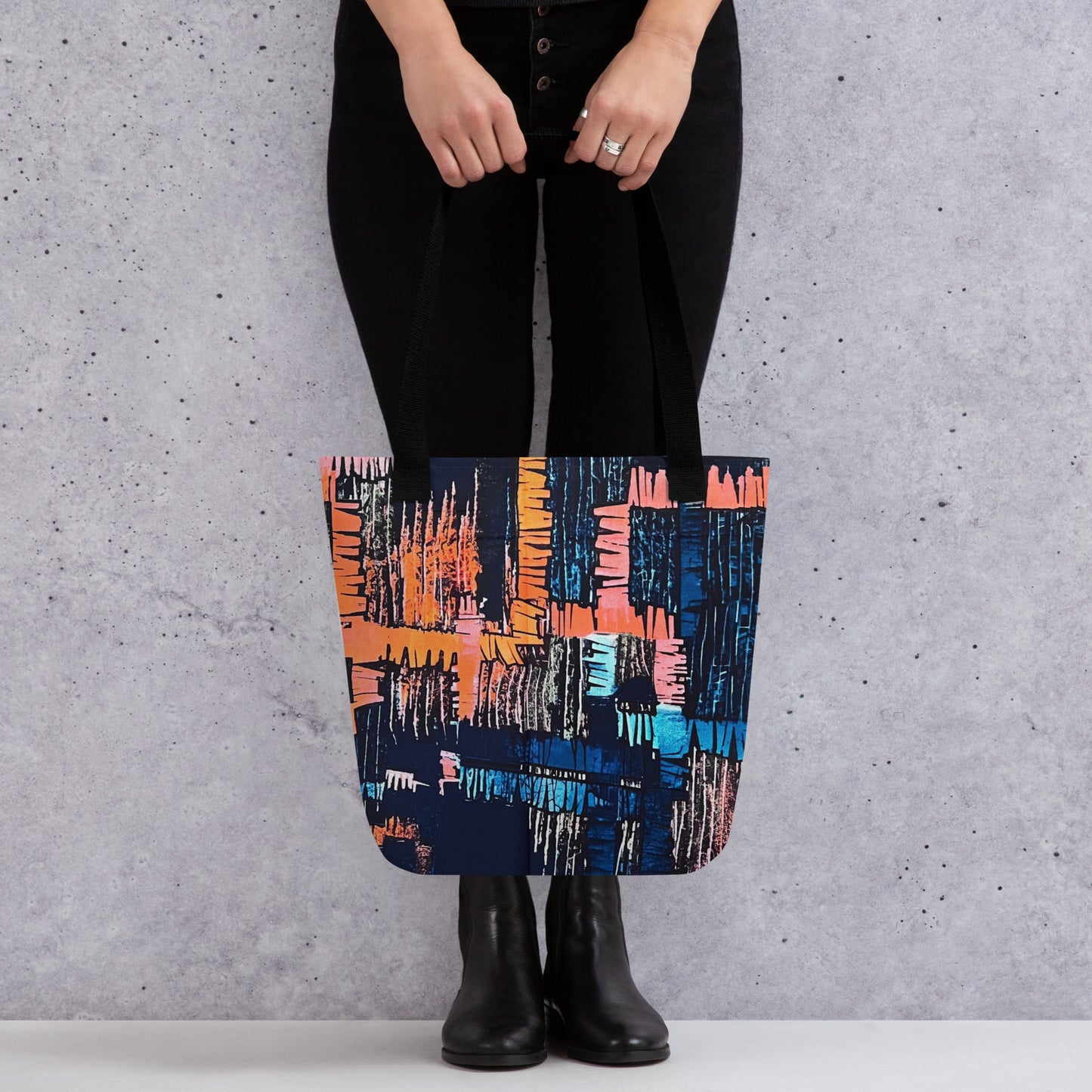 Colourful Adire Tote Bag