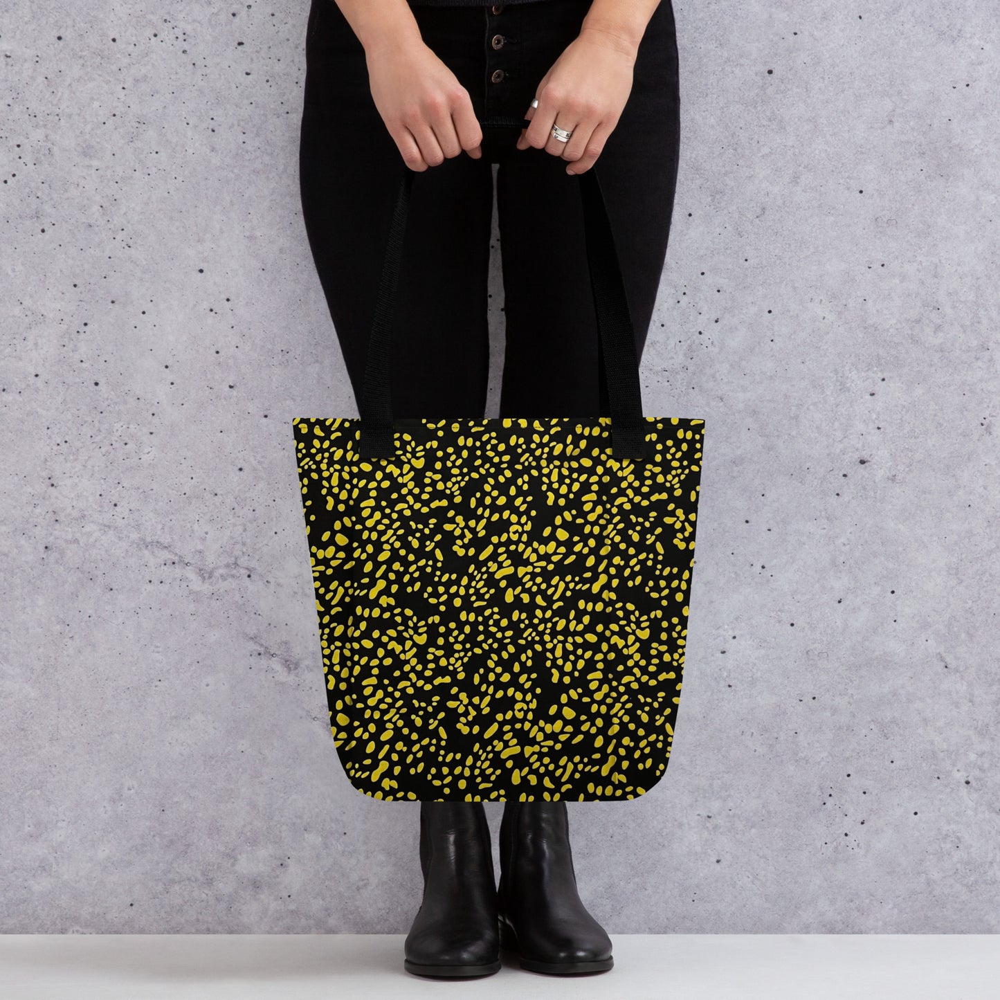 Yellow Dots Tote Bag