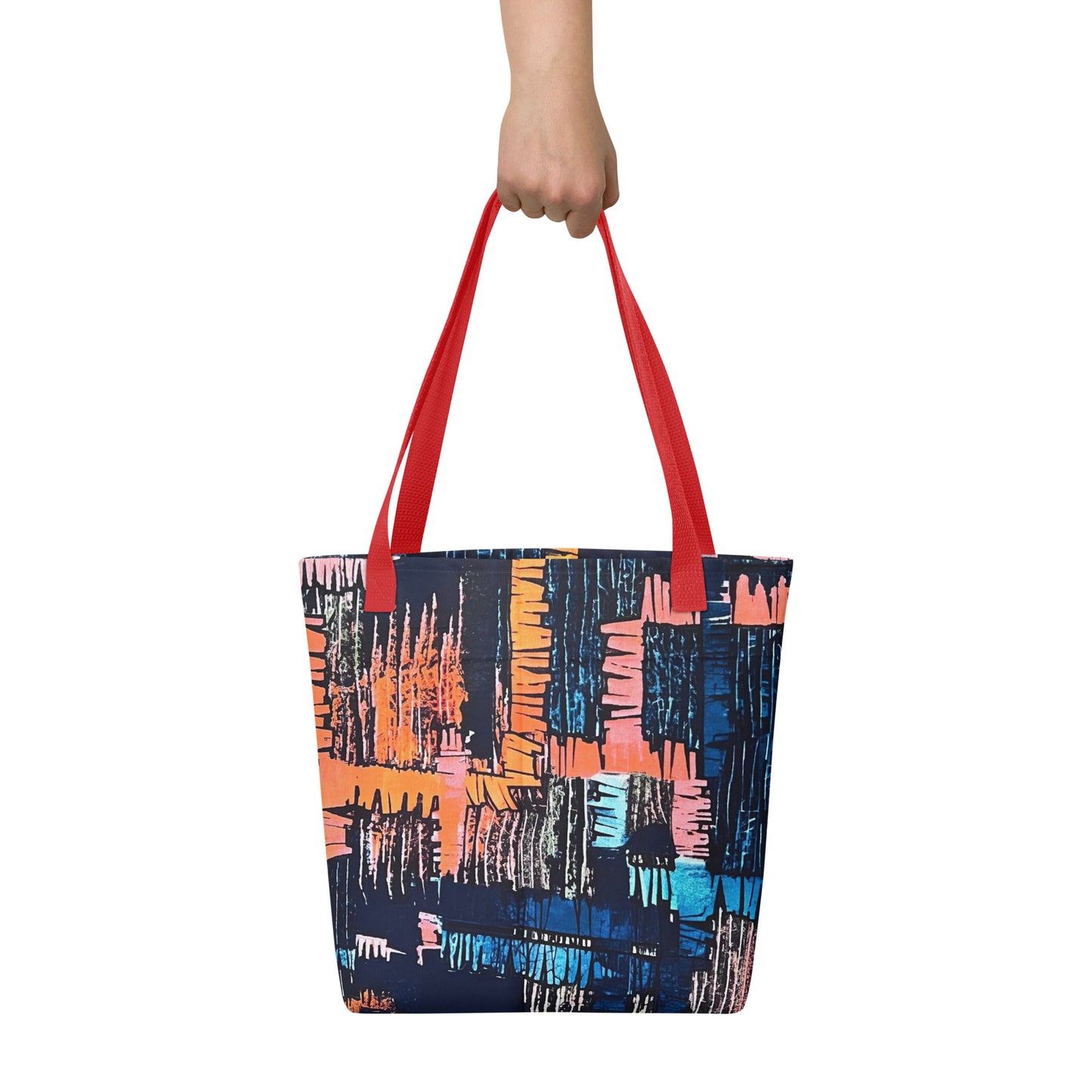 Colourful Adire Tote Bag