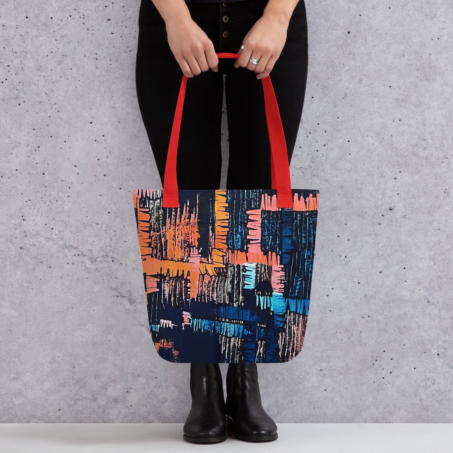 Colourful Adire Tote Bag