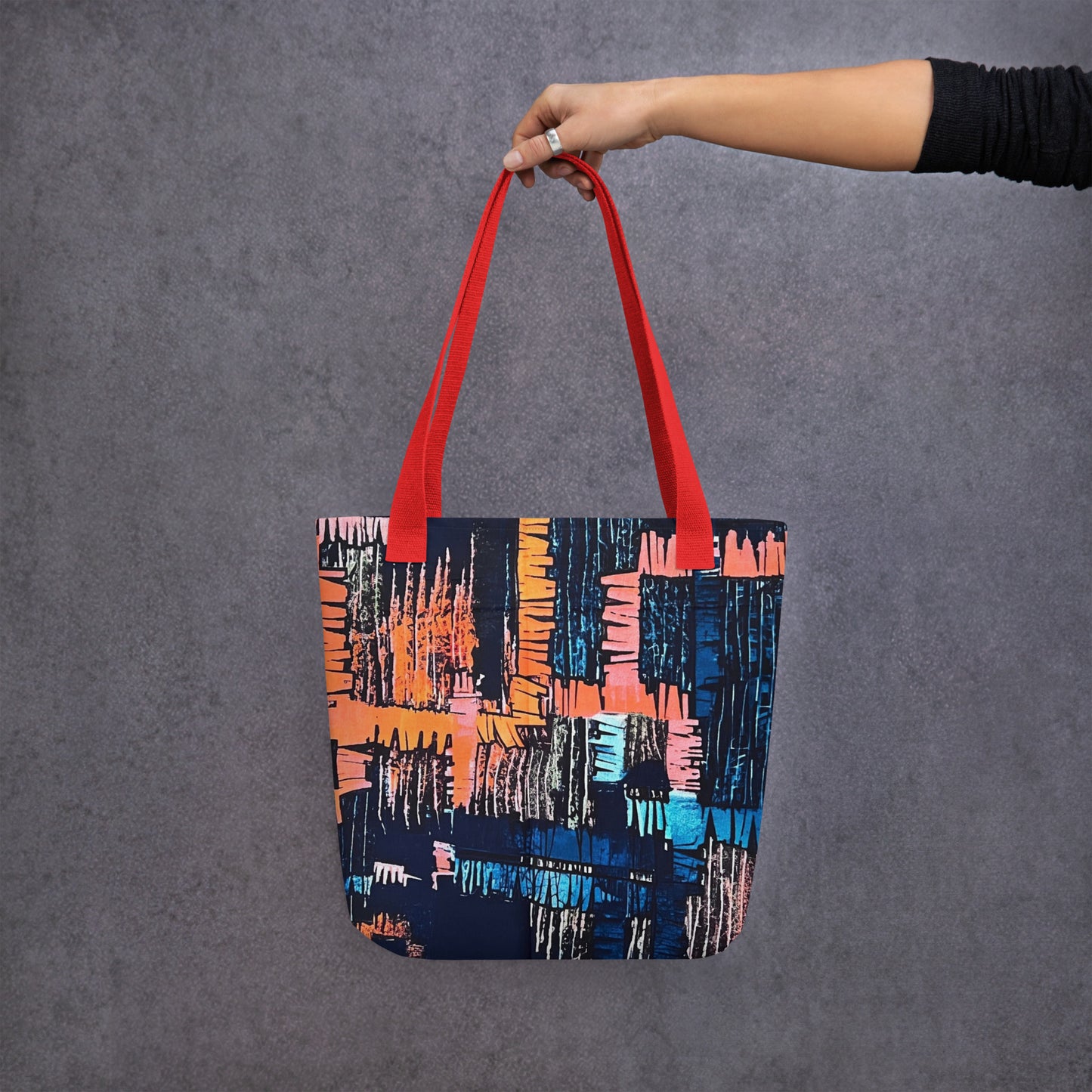 Colourful Adire Tote Bag