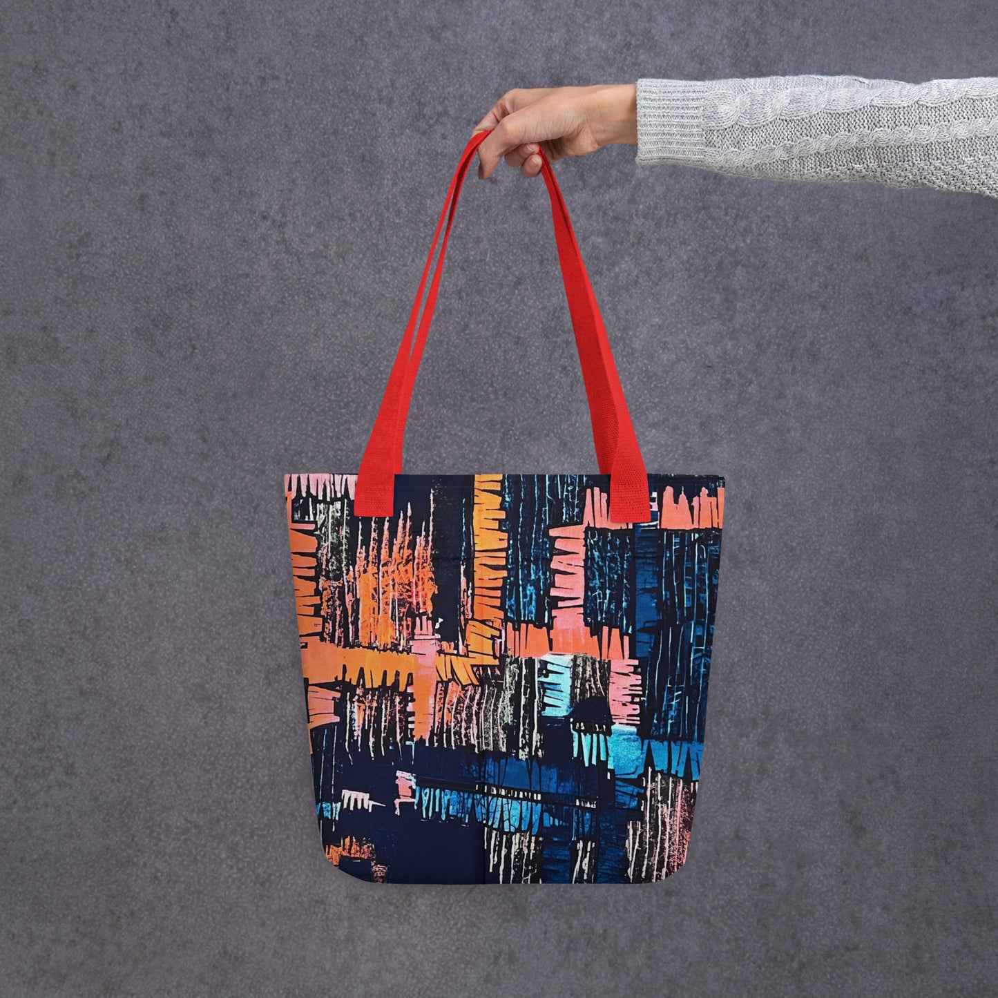 Colourful Adire Tote Bag