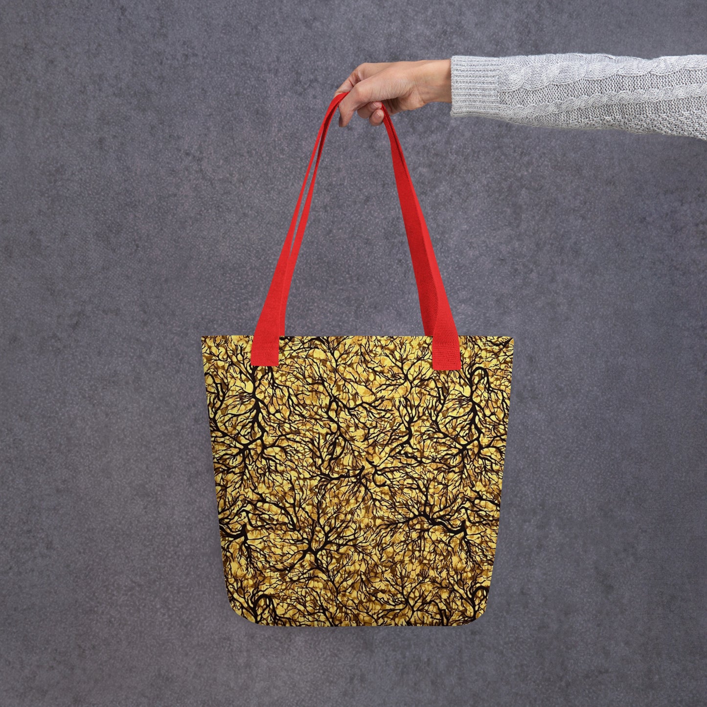 Trees Adire Tote Bag