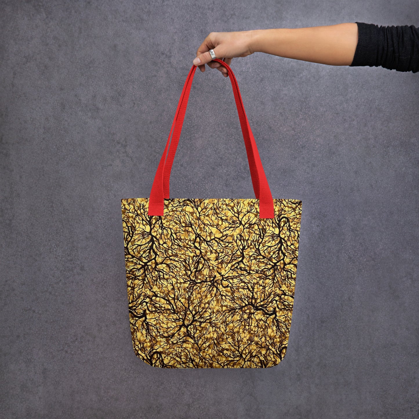 Trees Adire Tote Bag