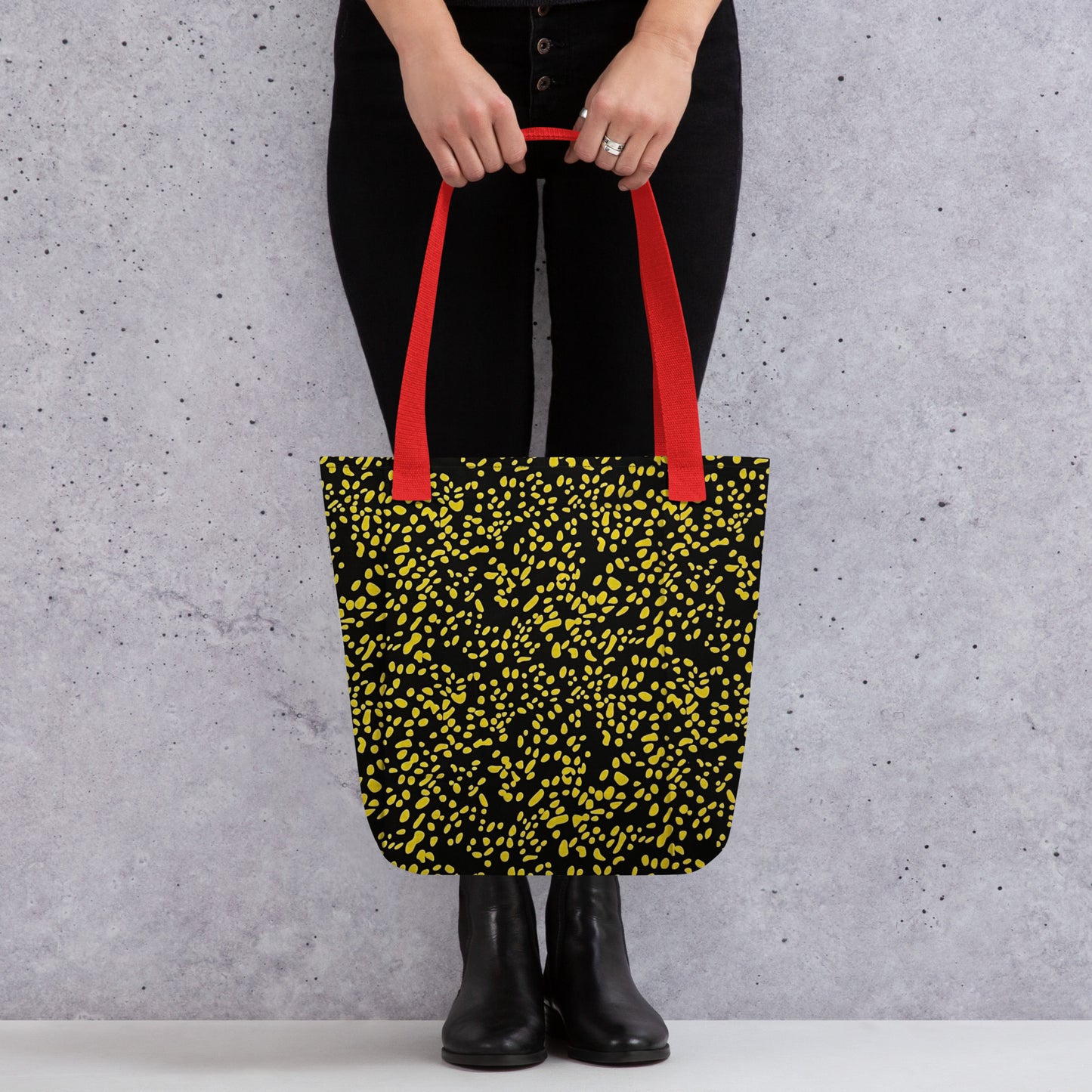 Yellow Dots Tote Bag