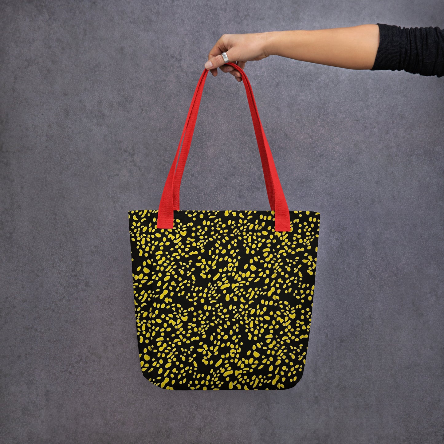 Yellow Dots Tote Bag