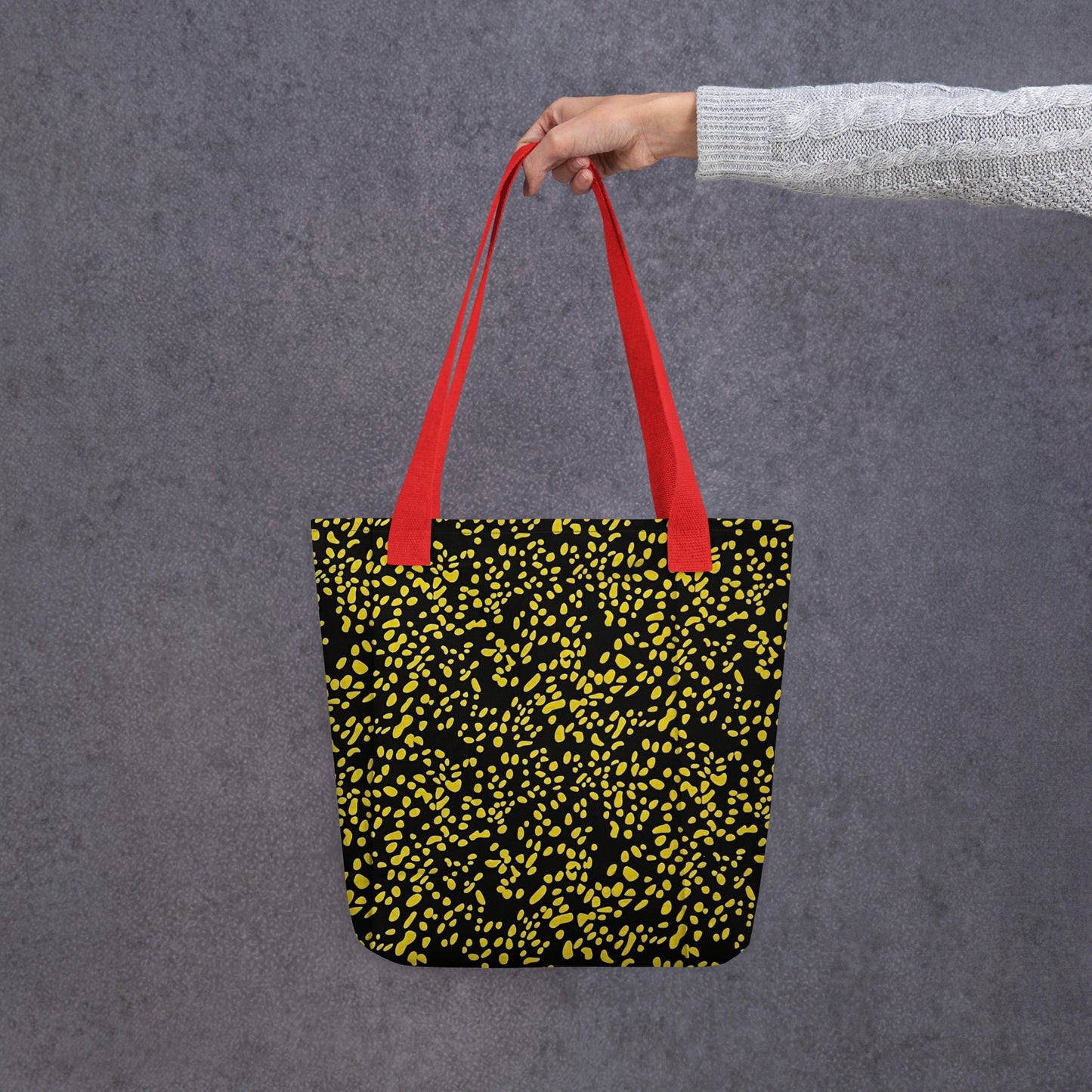 Yellow Dots Tote Bag