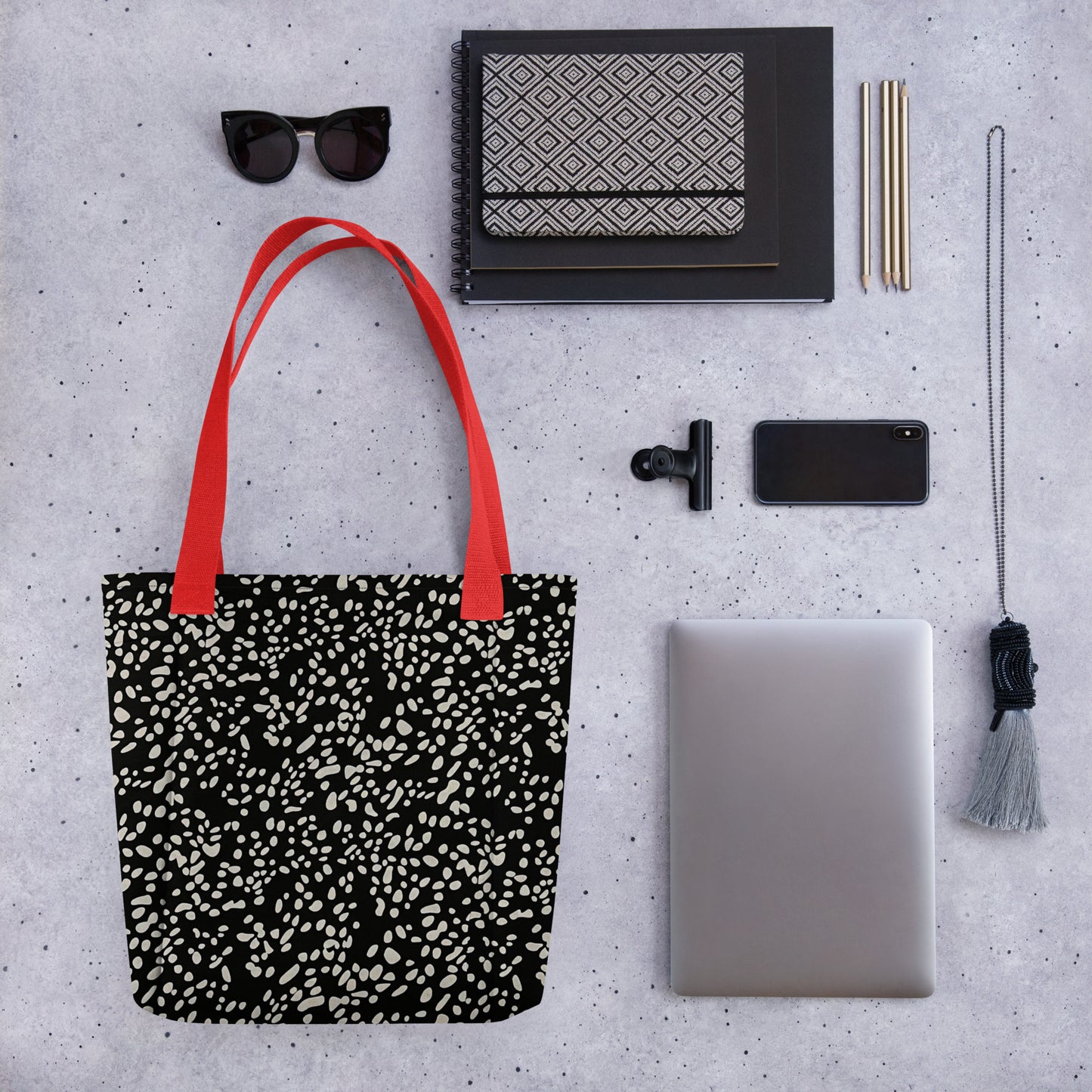 White Dots Tote Bag