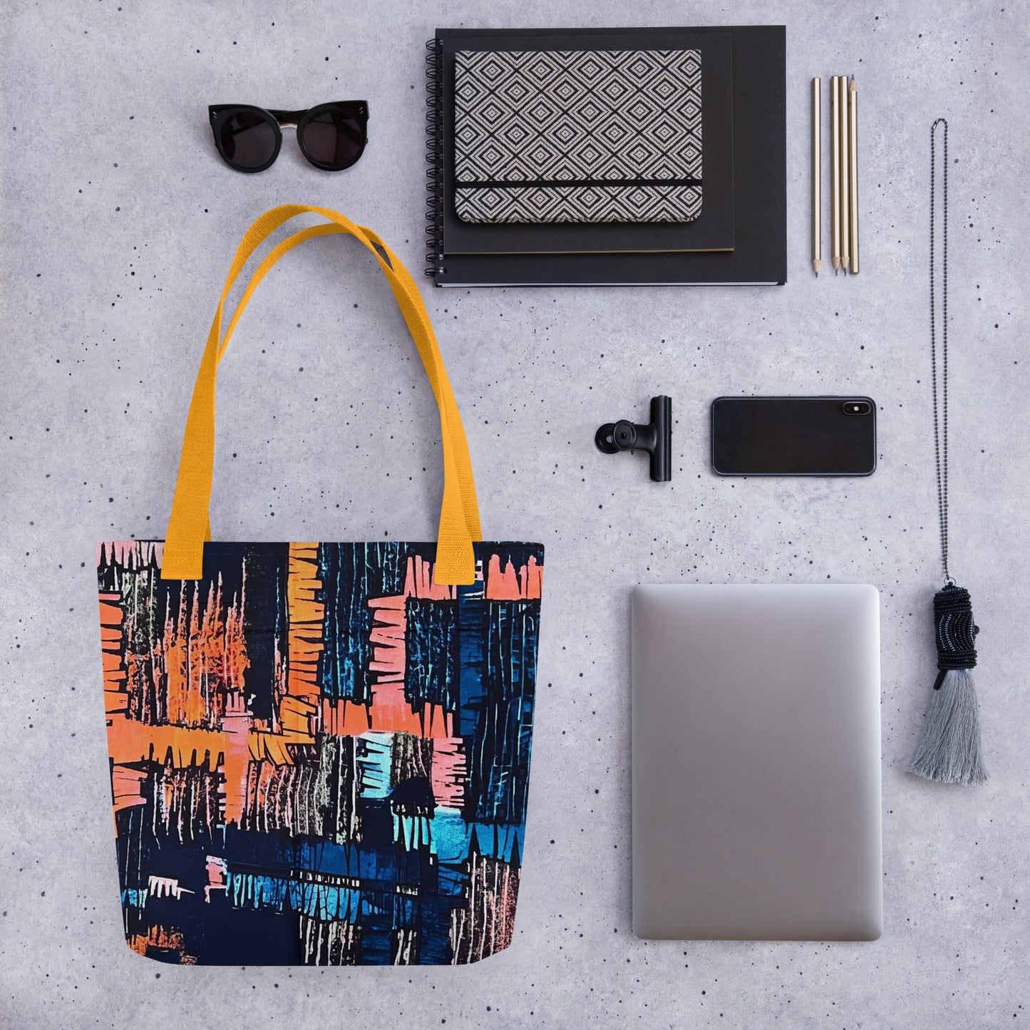 Colourful Adire Tote Bag