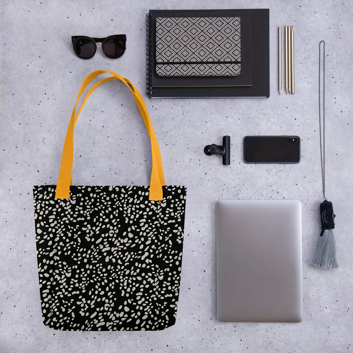 White Dots Tote Bag