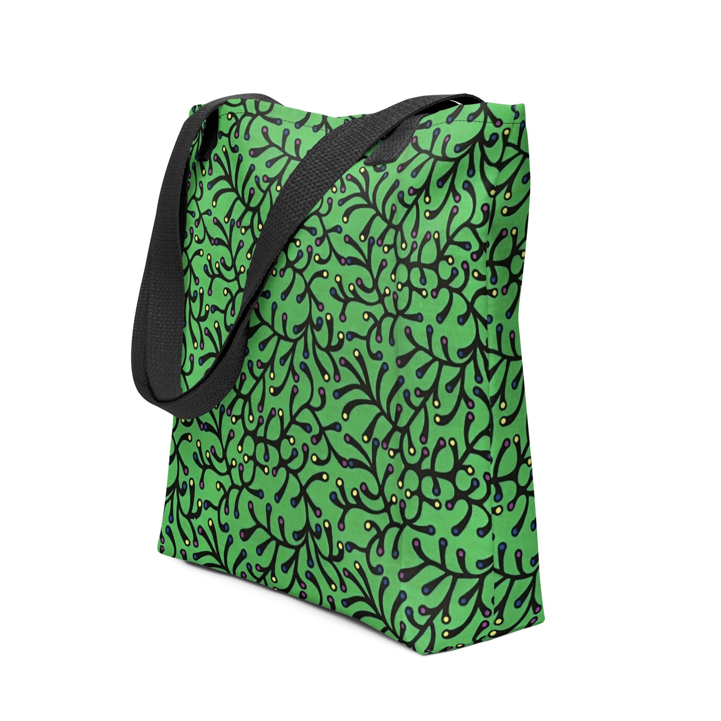 Green Ankara Tote Bag