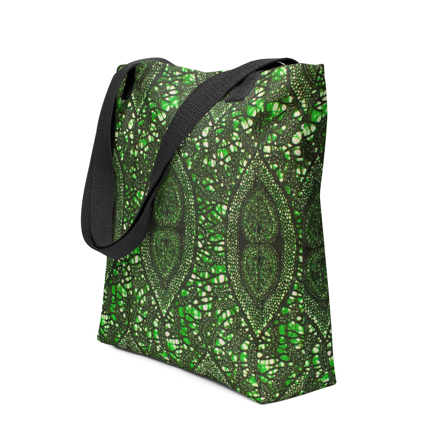 Green Peas Ankara Tote Bag