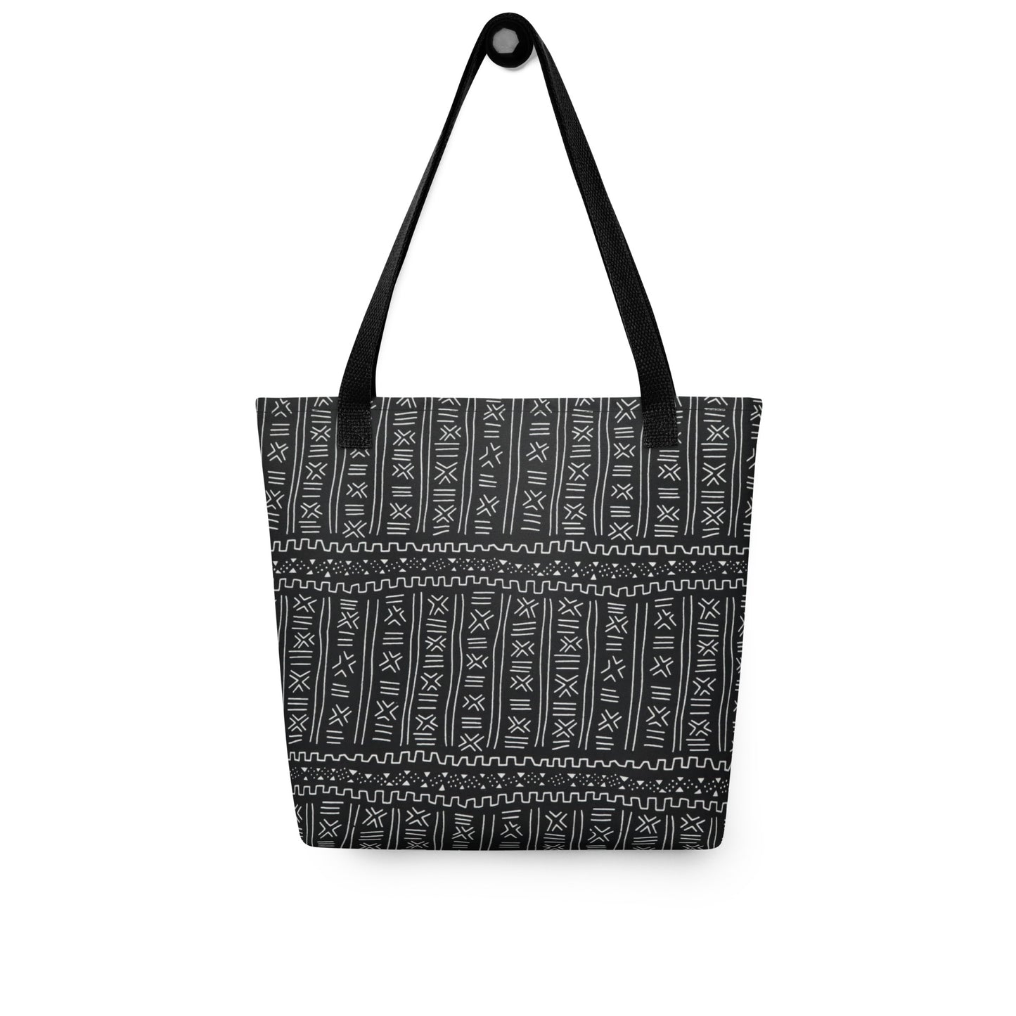 Black & White Print Tote Bag