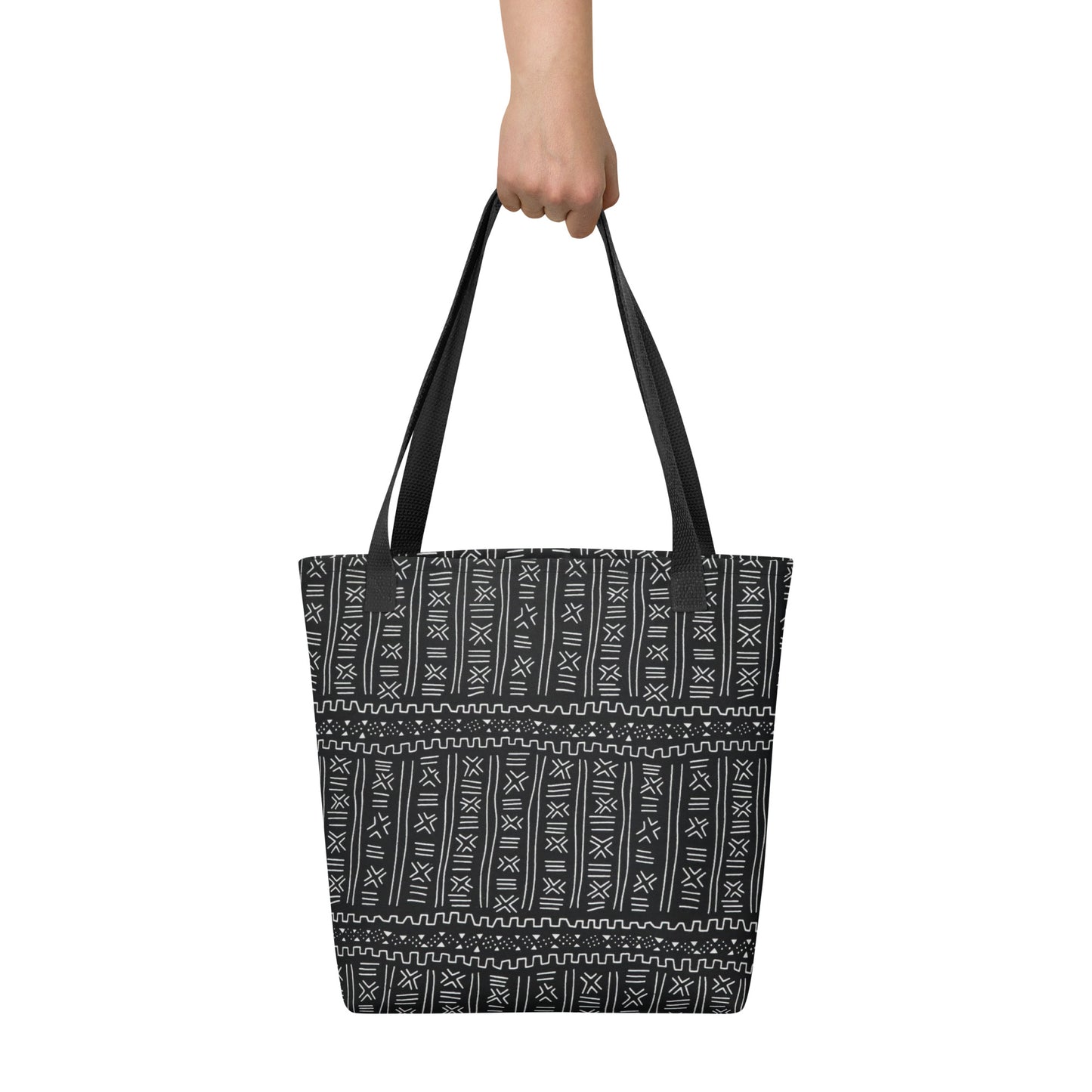 Black & White Print Tote Bag