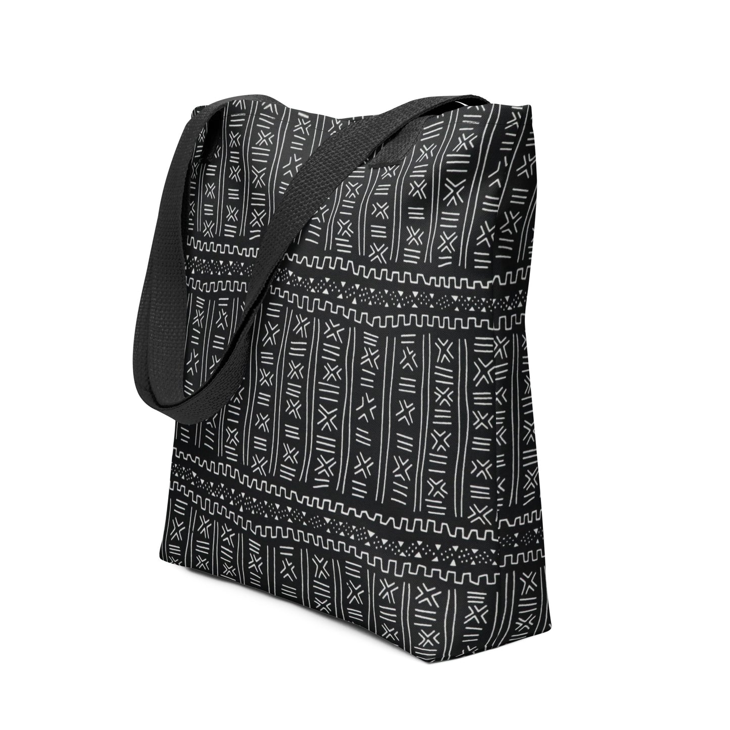 Black & White Print Tote Bag