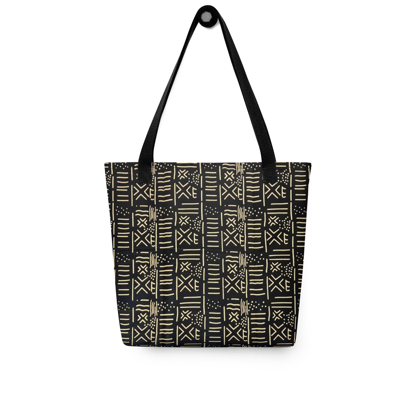 Black & Cream Tote Bag