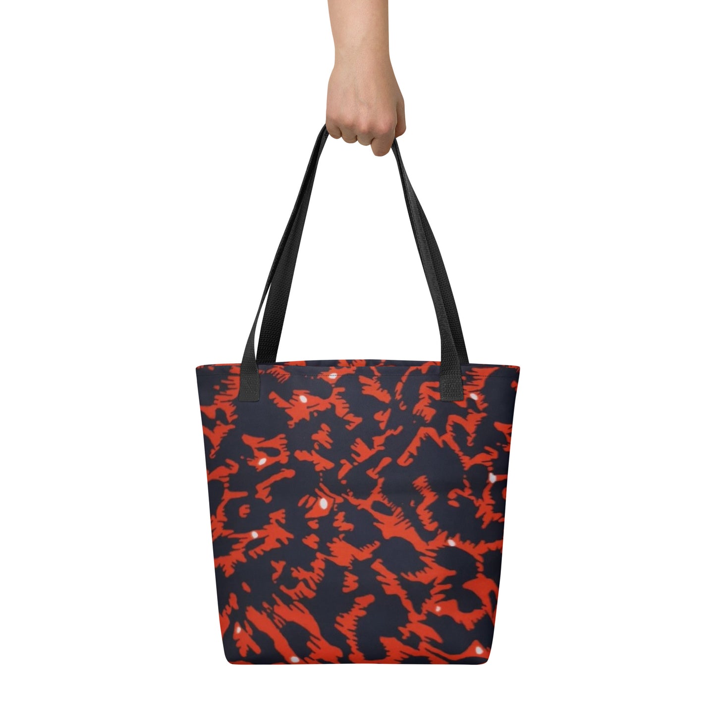 Orange Leopard Tote Bag