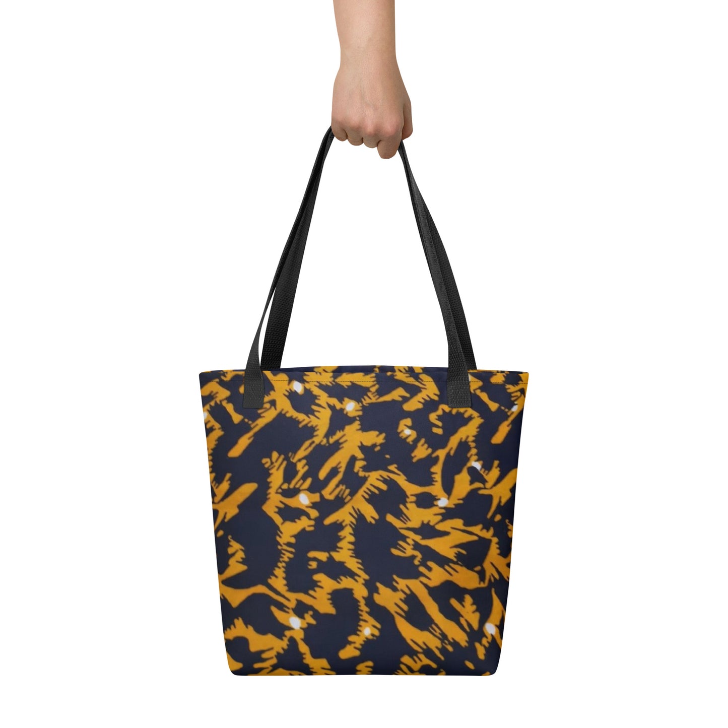 Yellow Leopard Tote Bag