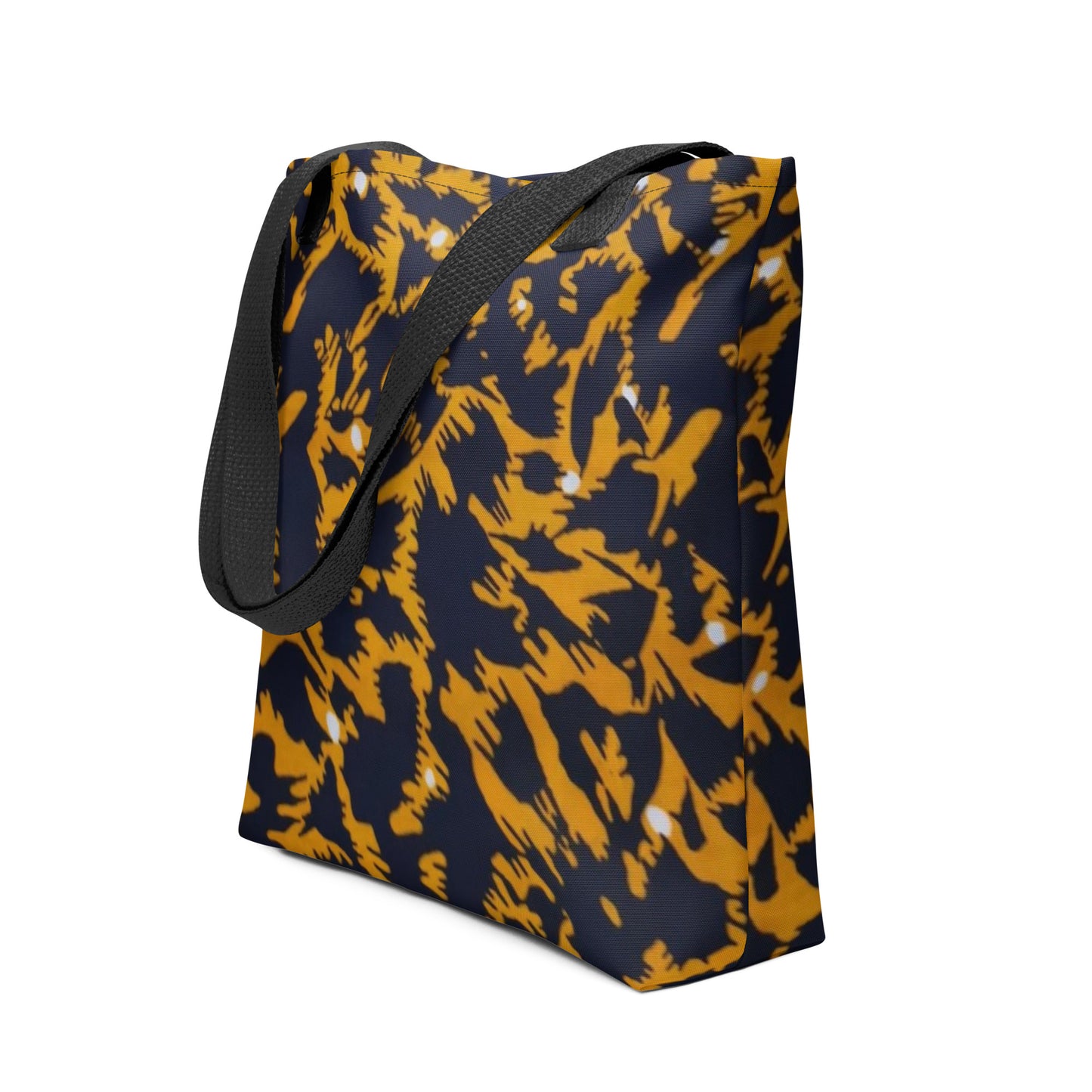 Yellow Leopard Tote Bag