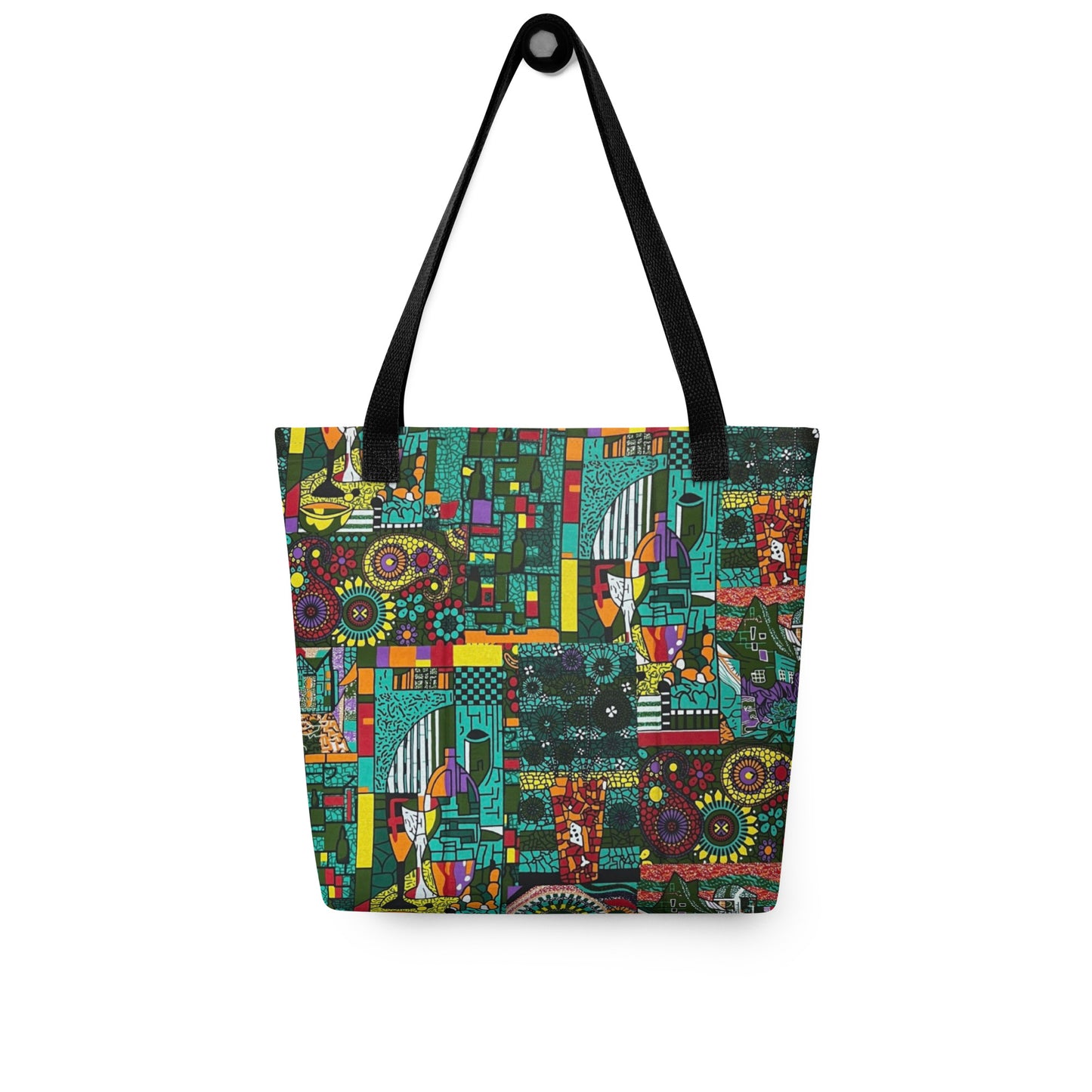 Green Artsy Tote Bag