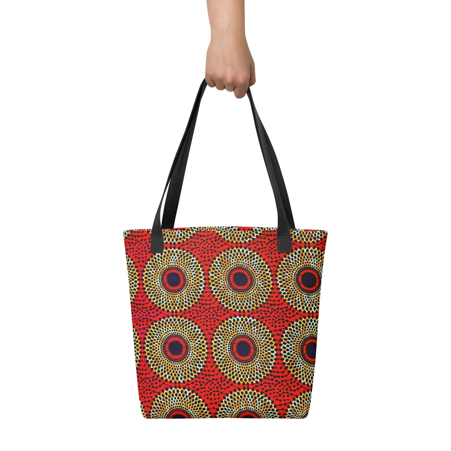 Orange Mandela Tote Bag