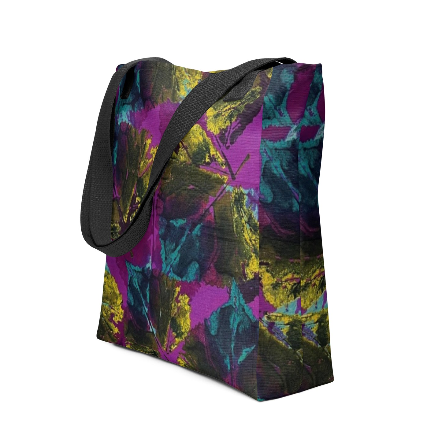 Purple Leaves Tote Bag