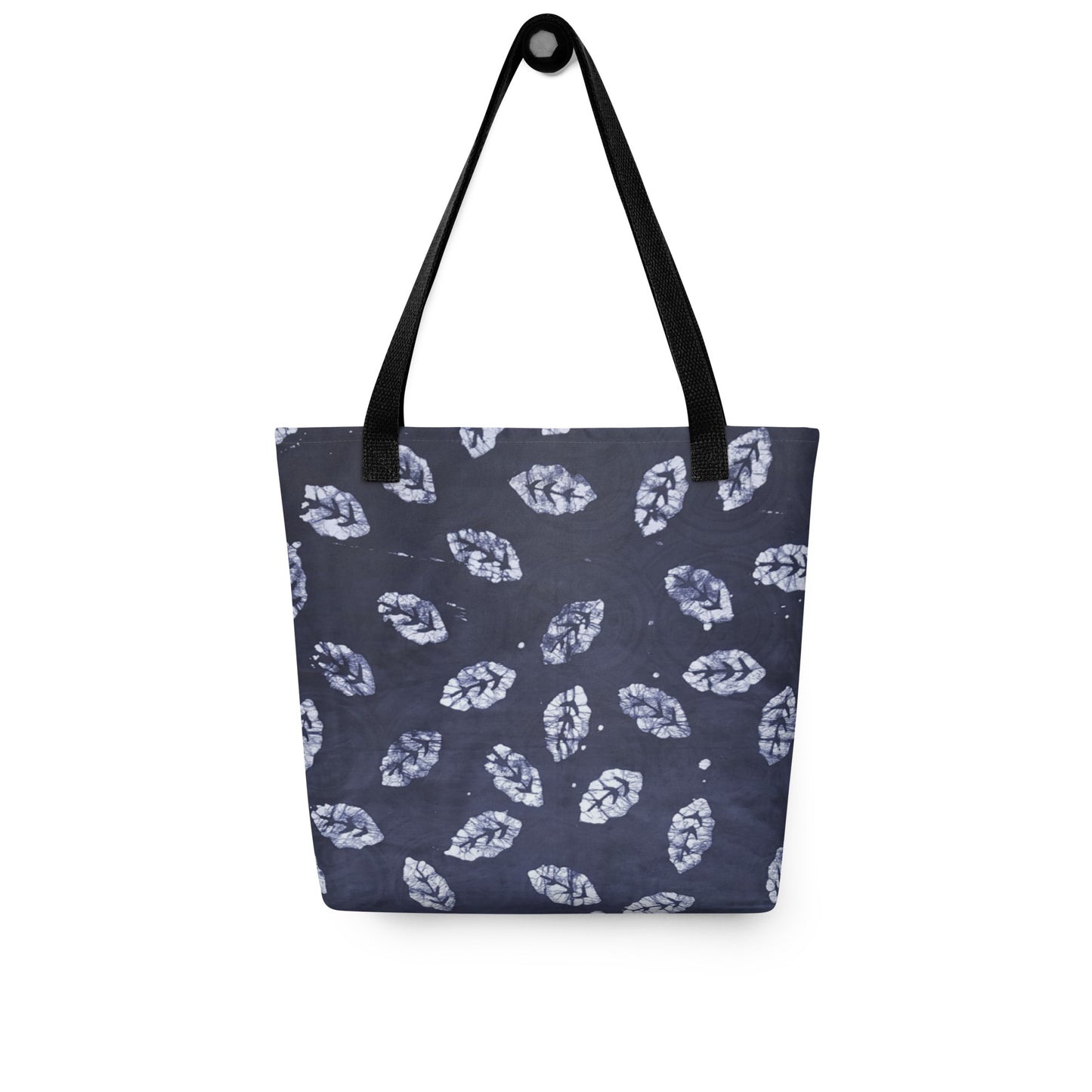 Indigo Leaf Tote Bag