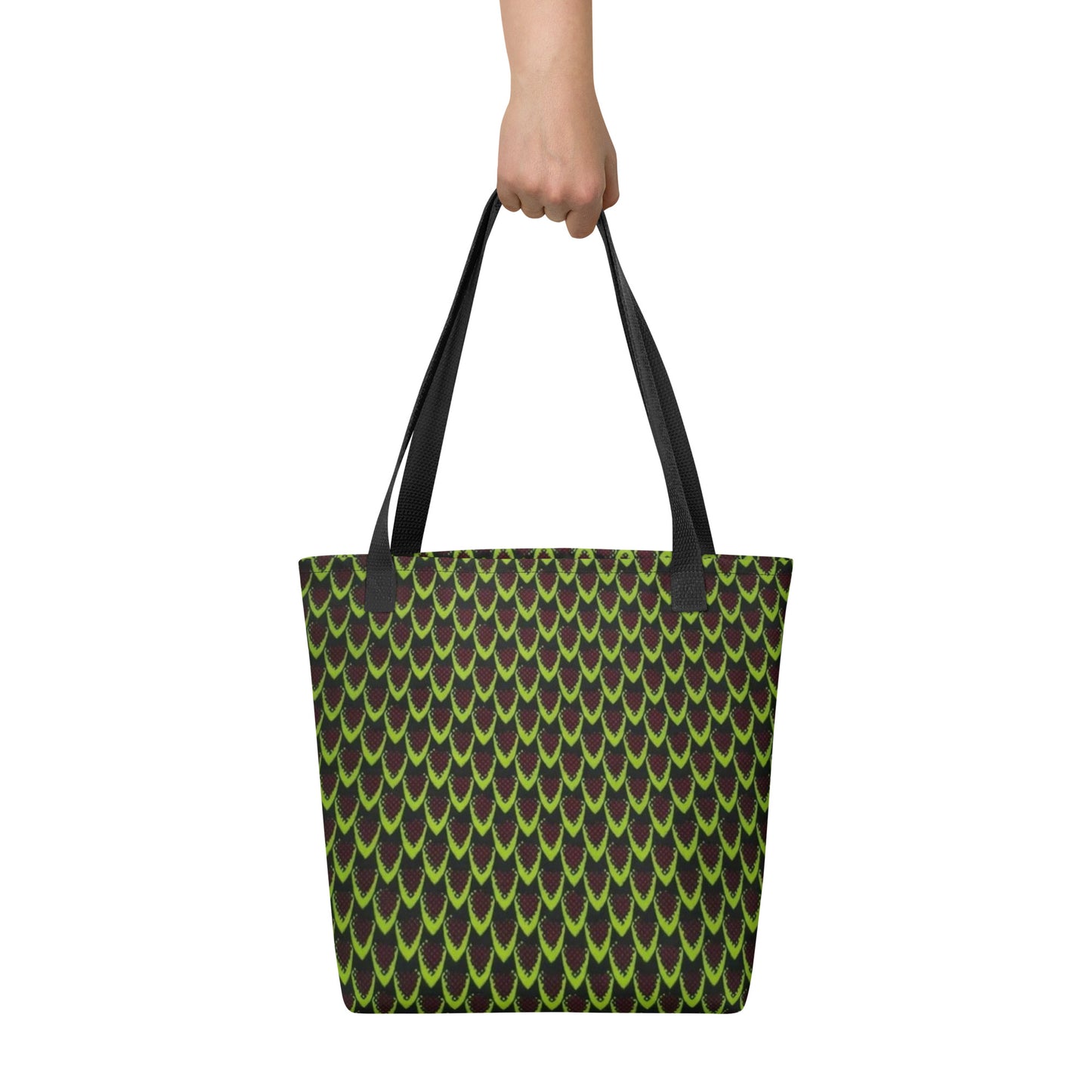 Green Flame Tote Bag