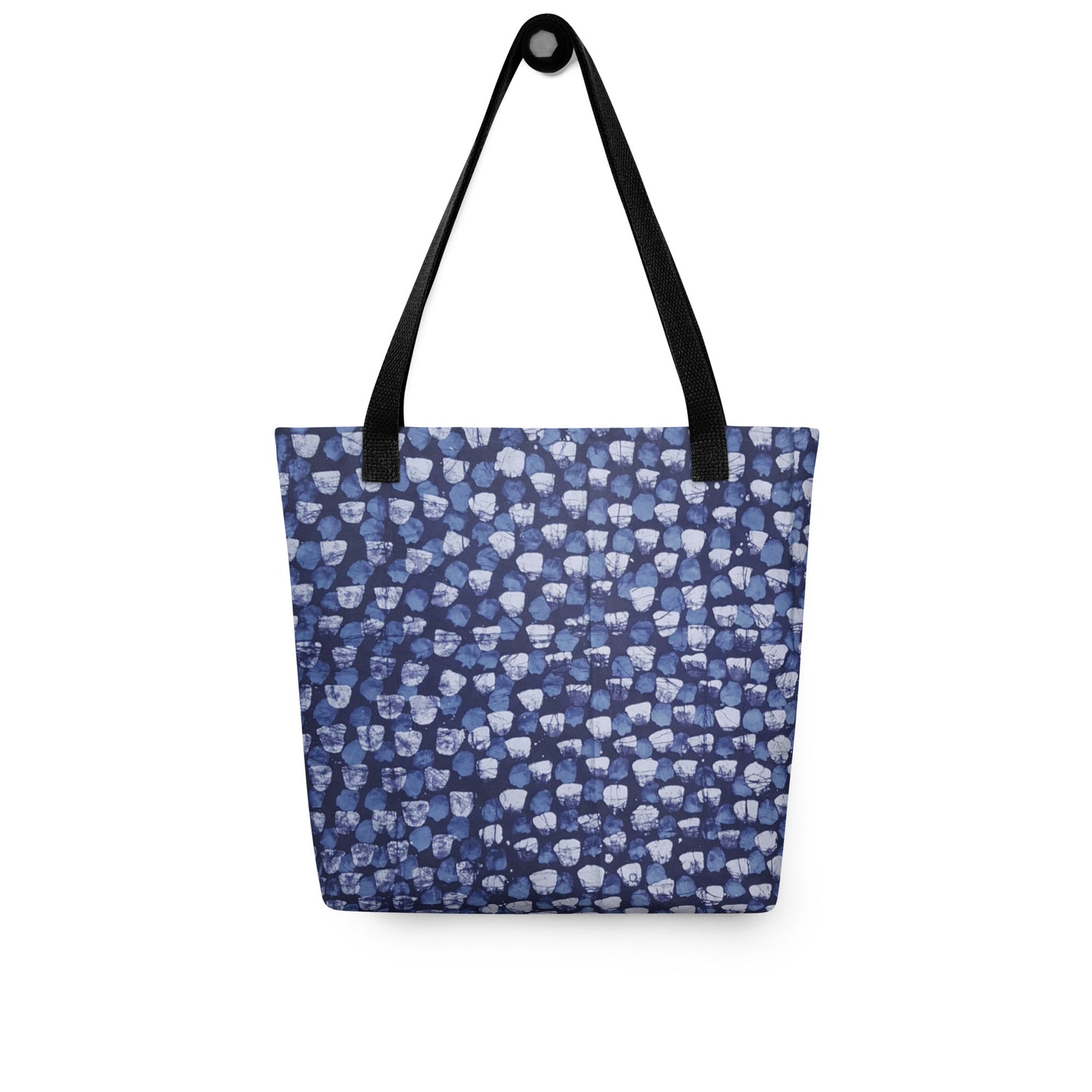 Blue Dotted Tote Bag