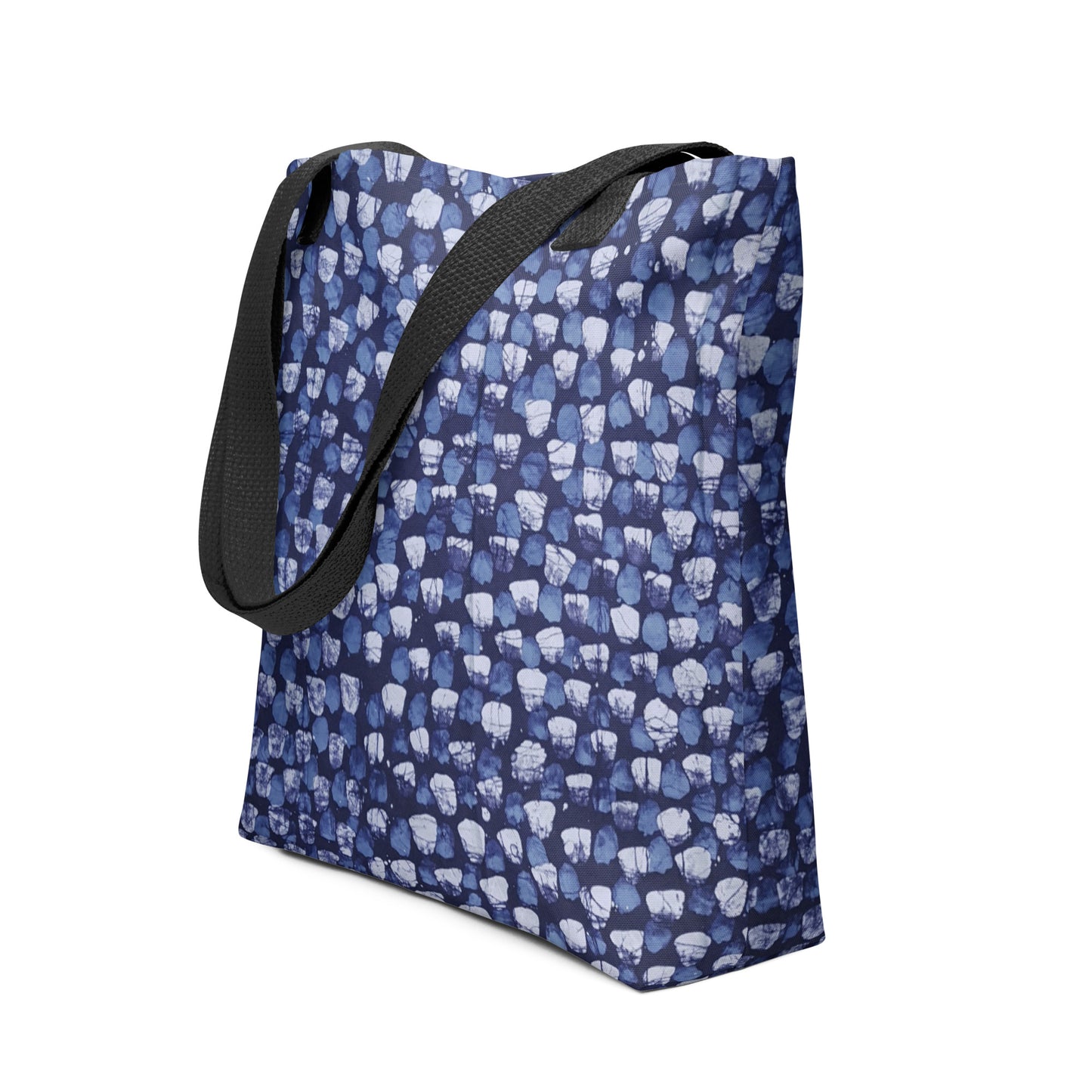 Blue Dotted Tote Bag