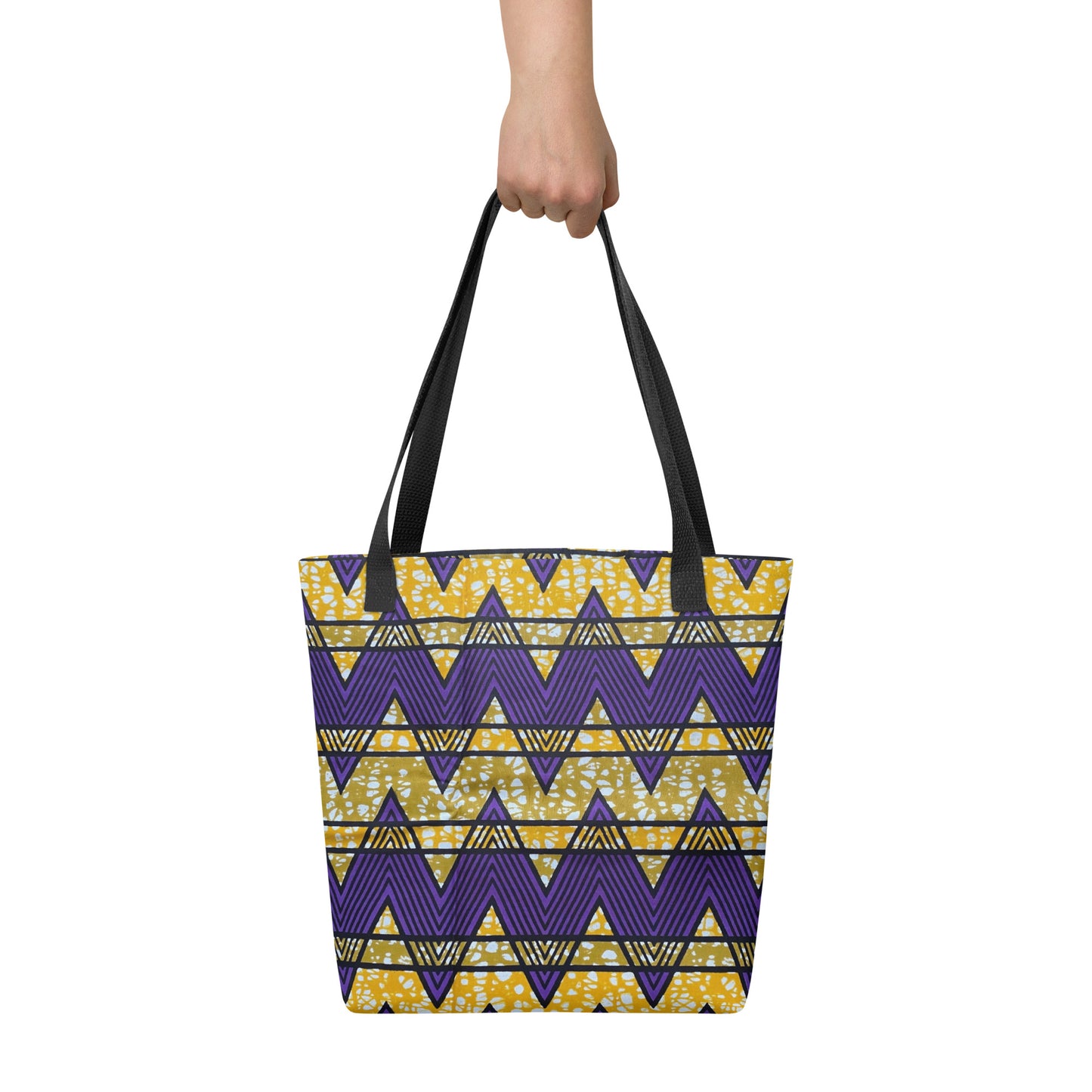 Purple Yellow Tote Bag